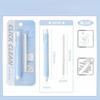 Pencil Shape Eraser Pen Set  Simplicity Clean Erasing for Pencil Blue White Color Korean School Pencil Eraser