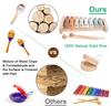 Toddler Musical Instruments Montessori Wooden 6/8Pcs Percussion Instruments Set or Kids Baby Preschool Educational Musical Toy