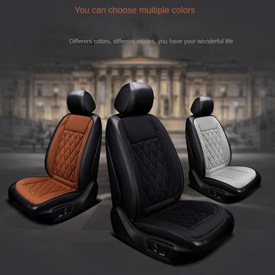 Winter Car Heated Seat Cover Plush  Wear-resistant Fast Heating  Automobile Seat Protector  Cushion Car Accessories
