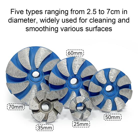 Diamond Flat Grinding Head Ergonomic Design Mini Grindings Heads with Precision Cutting Ability Angle Grinder Tool