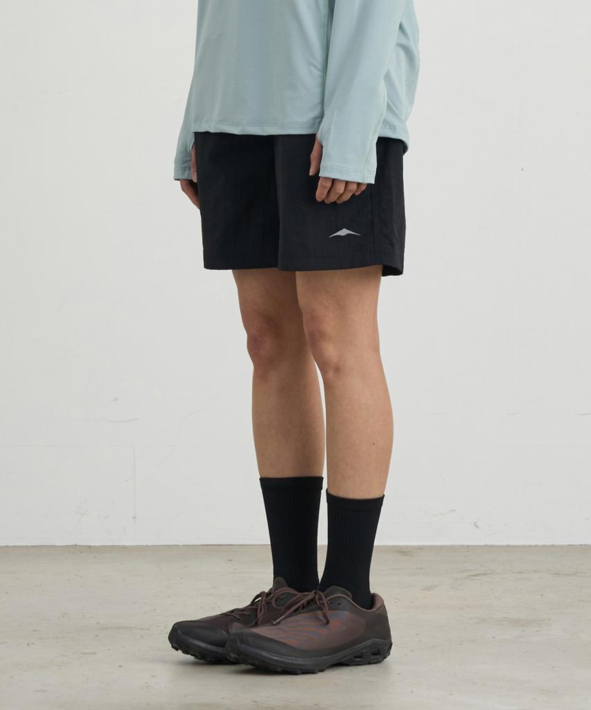 Goyoweeo Nylon Logo Shorts (Black)