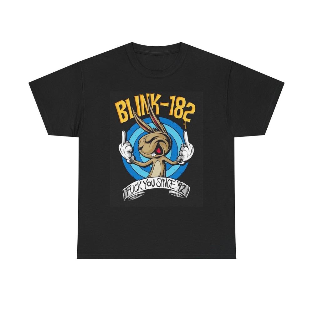 Blink 182 Retro Punk Graphic T Shirt Cotton Tee