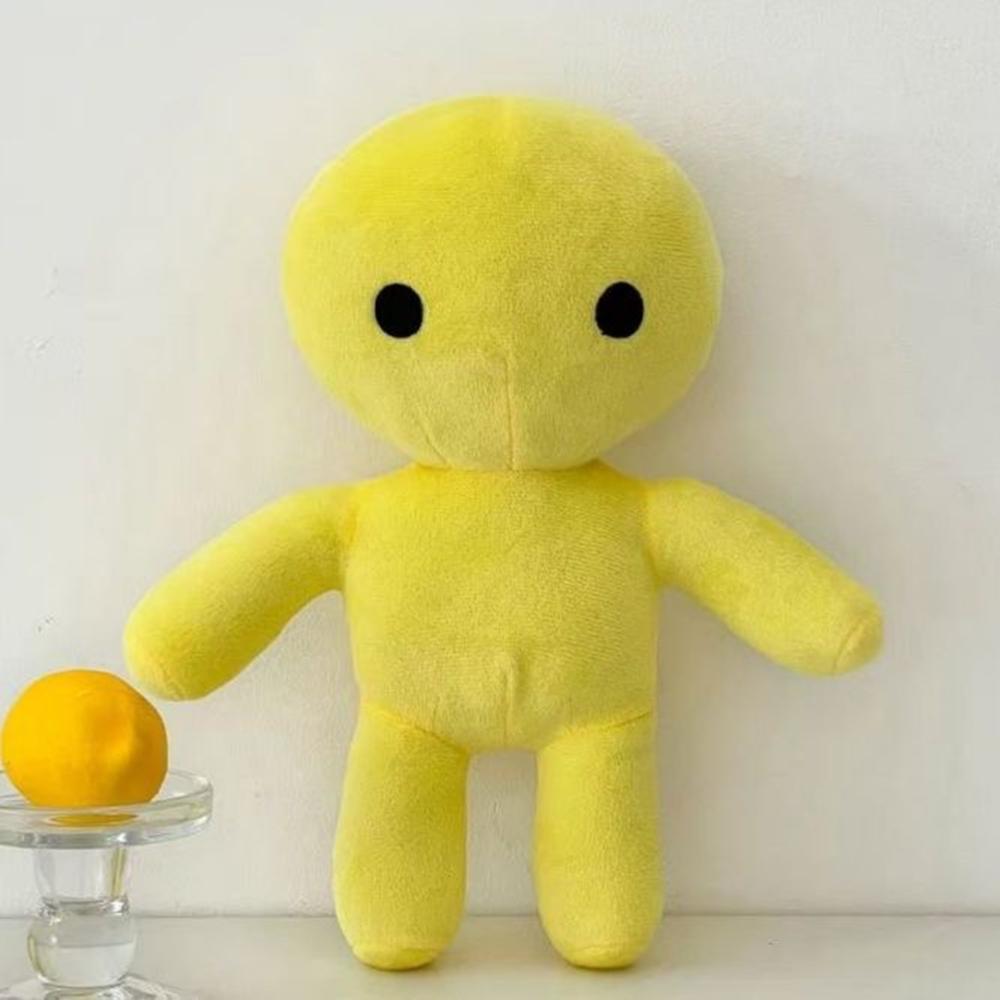 Neues Produkt - Schwingendes Lebensspiel-Themen-Plüschtier Monster in Grün-Gelben Farben - Ein Geschenk für Kindergeburtstage oder Weihnachten 30cm-35cm