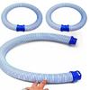 3pcs Reinforced Pool Cleaner Hose Abrasion Resistant Spirals Wound Pool Hose for Robotic Automatic Pool Vacuums