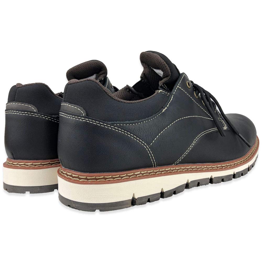 Liberto Edwin Waterproof and Casual Shoes Men's Non-Slip (Black, 25.0 Cm)