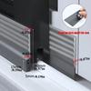 1pc 4M/157.48in Sliding Window Seal Strip Self Adhesive Triple Sound Insulation Windproof Anti-Cold Adjustable Weatherstrip