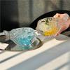 Transparent Pufferfish-shaped Glass Cup Thick Wine Glass Drinkware Fish-shaped Glass  Home Bar