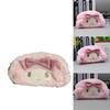 Cute Sanrio Melody Plush Pencil Bag Girl Cartoon Makeup Bag