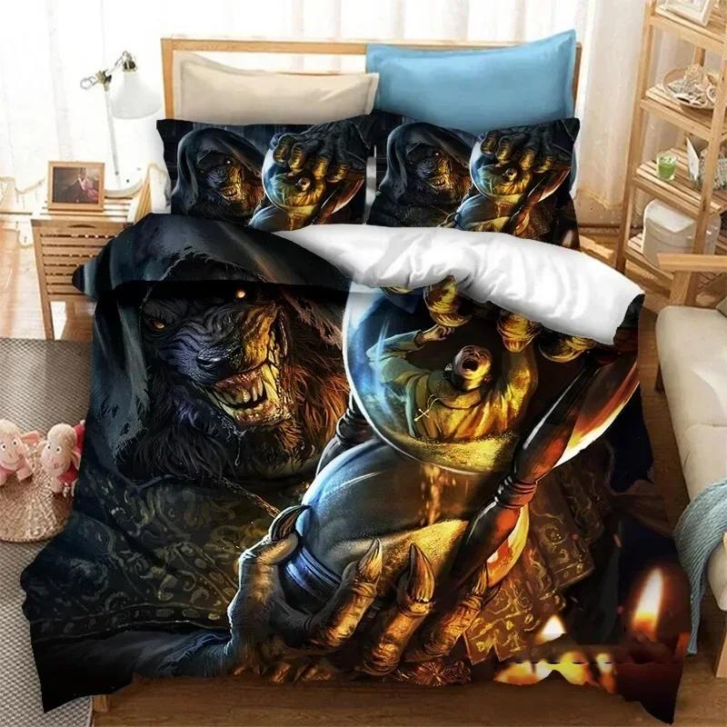 3D Printed Powerwolf Bedding Set Duvet Cover Sheet Printed Bed Set Pillowcase Bed Full Queen King Size Comforter Bedroom