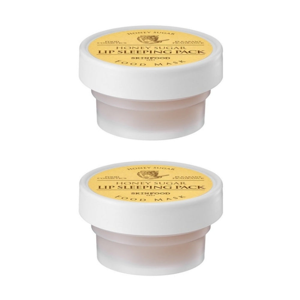 

SKINFOOD Медово-сахарная ночная маска для губ 21г*2шт/4шт 2Pcs
