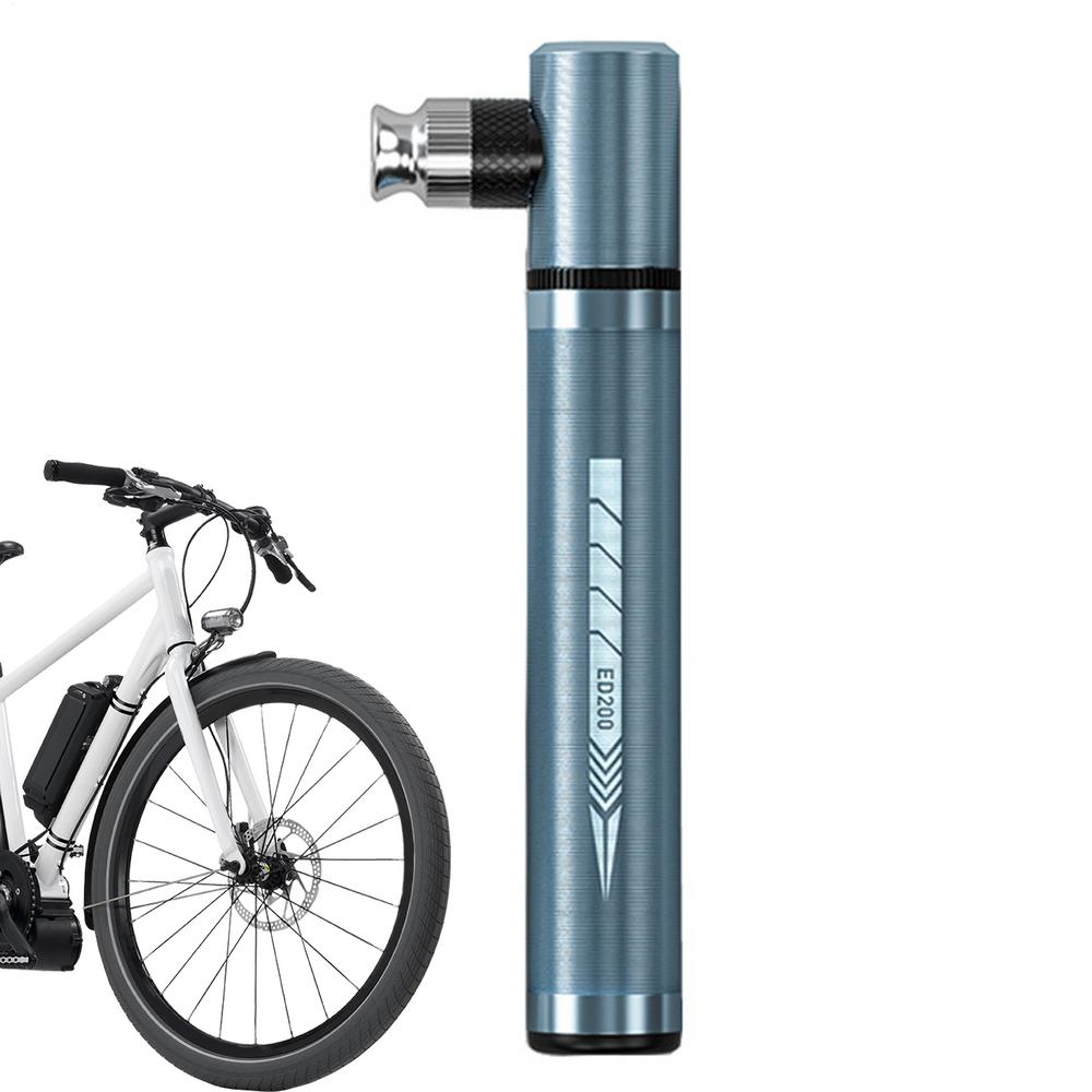 New Bike Air Pump Portable Bicycle Tire Pump America And French Schrader Valve Lightweight For Swimming Ring Football Basketball