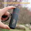 Binoclu Monocular Zoom 60x21 BAK4 cu Curea de Mână Mini Telescop Portabil Lunetă Optică pentru Camping în Aer Liber Vânătoare Telescop