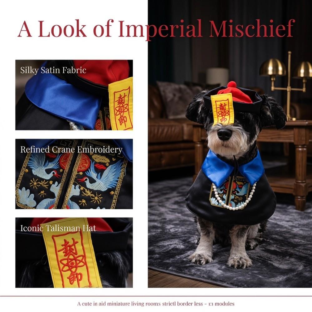 Chinese Style Pet Costume Cute Cat Halloween Dress Pet Supplies Halloween Dog Clothes Halloween