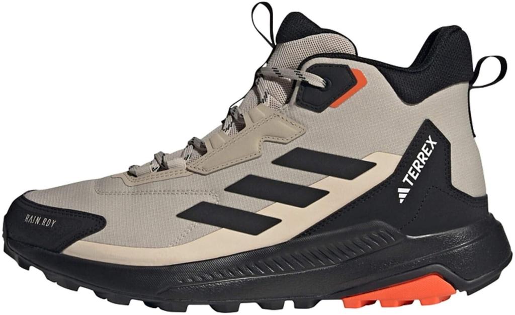 Adidas Terrex Anylander Mid Rain.Rdy Hiking Shoes (IH3554) Wonder Beige/core Black/semi Impact Orange