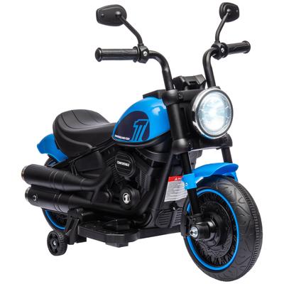 Electric Kids' Motorcycle, Electric Kids' Ride-On Vehicle, with Headlight, 3 Km/h, Blue + Black
