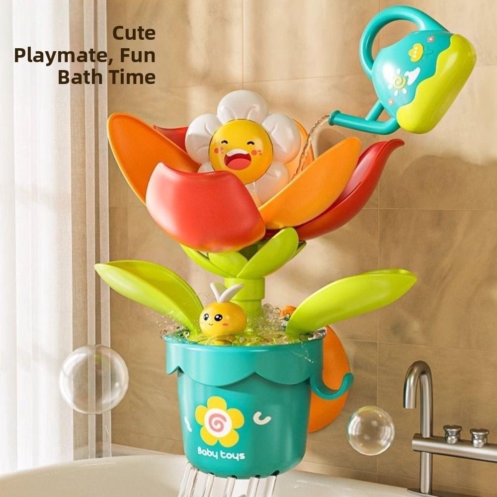 Suction Cup Watering Flowers Bathtub Toy Outdoor Universal Interactive Bath Toy  Outdoor