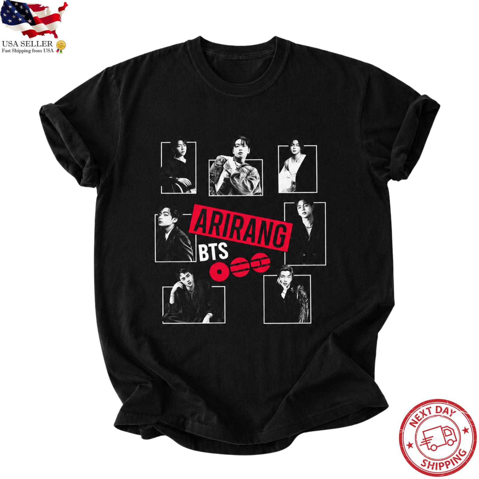 BTS Arirang World Tour 2026 Kpop Fan Graphic T Shirt S-5XL S