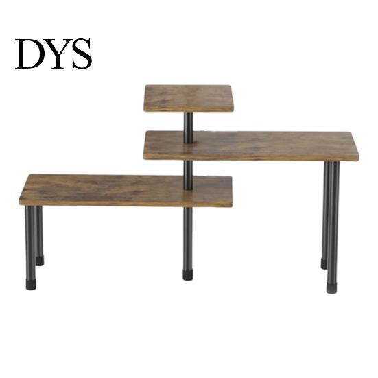 Multifunctional Corner Shelf Kitchen Storage 3 Tiers Great Load Bearing Wide Platform Wooden Spice Tier Rack Bottle Jar Holding Stand Organizer
