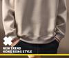 High-End Trendy Men's Deer Embroidery Heavyweight Hoodie - Autumn Slim Fit American Retro Style