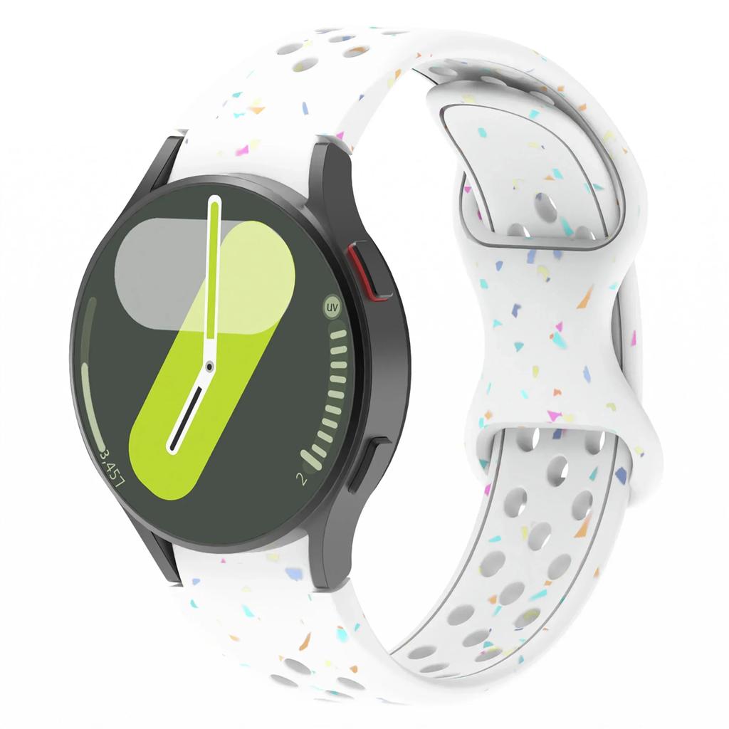 Soft Silicone Strap for Samsung Galaxy Watch 7 6 5 4 40mm 44mm 5Pro 45mm Sport Band for Galaxy Watch6 Classic 47mm 43mm Bracelet
