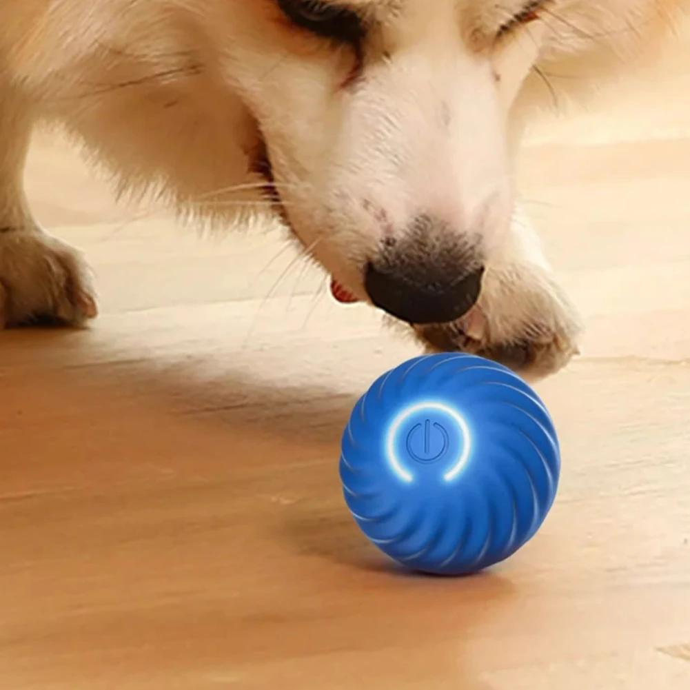 CE Interactive Pet Smart Electric Ball Toy Can Reverse Popular Automatic Dog Toy Cat Dog Playing toys Pet Toys