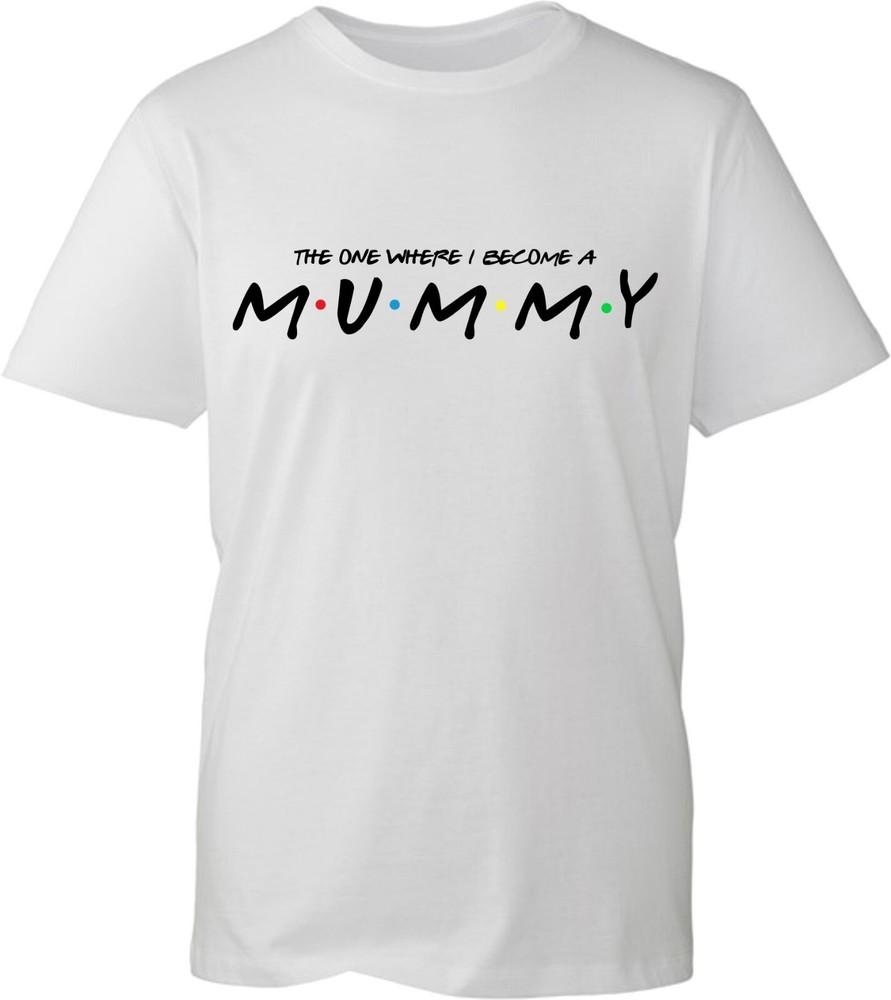 The One Where I Become Daddymummy Couple Tshirt Father Mother Day Friends Top S