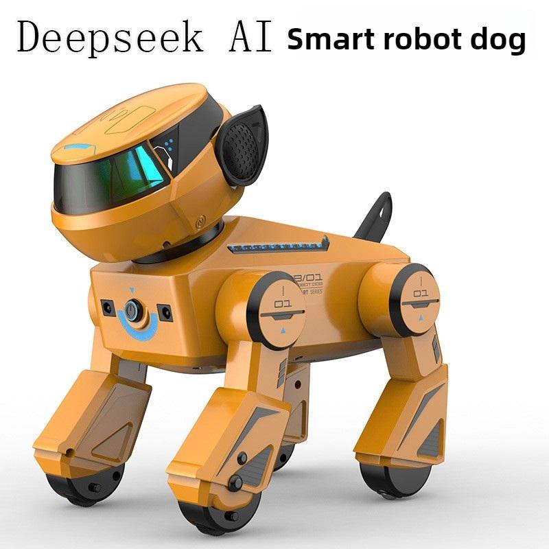 Cool Stuff Toy Car Funny Gift-Kawaii AI Intelligent Rc Robot Dog,Bluetooth Speaker Cyber Robot,remote Control Car,Toys For Boys