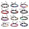 12Pcs Handmade Woven Bracelets Accessory Colorful Braided Bracelet Unique Wrist Chain for Layering or Solo Wear