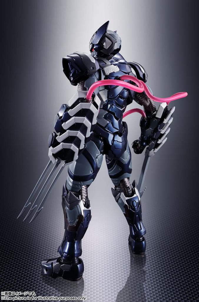 TAMASHII NATIONS Tech on Avengers Venom Symbiote Wolverine 160mm ABS PVC Painted Action Figure BAS64165 S.H.Figuarts Approx. &