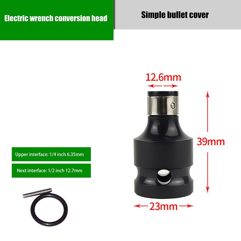 Universal Wrench Adapter Socket Ratchet Torque Wrench Adapter 1/2 Inch Square To 1/4 Inch Hex Ratchet Socket Converter 2026
