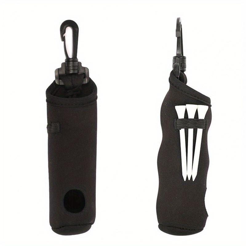 

1 шт. сумка для гольфа с крючком, переносная сумка для хранения мяча для гольфа, защитный ремень чёрный