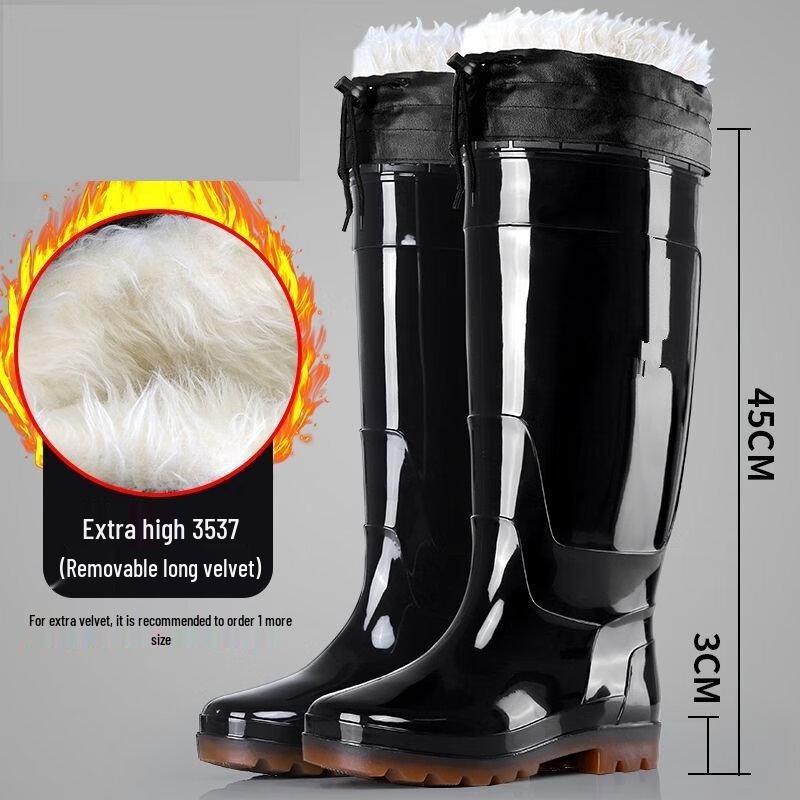 

DAXTE Men s 45CM Extra High Rain Boots 39-44