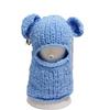 New Hand-Knitted Velvet Rabbit Ear Hat with Devil Horns - Warm, Thick, Sweet, and Stylish Spicy Girl Face Mask