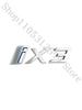 3D ABS Auto Emblem Karosserie Heck Kofferraum Fenster Aufkleber Abzeichen Dekoration Decal Auto Modifikation Für BMW ix3 ix i3 i4 i7 Zubehör