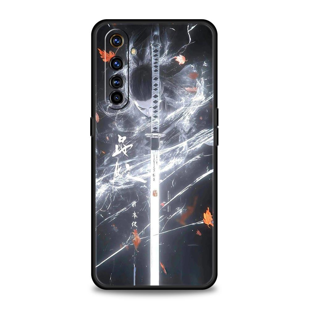 The Sword Creative Pattern Case For Realme C67 C63 C55 C53 C35 C25 C21 GT 2 3 5 6 10 11 12 13 Pro Plus 5G Soft TPU Phone Cover