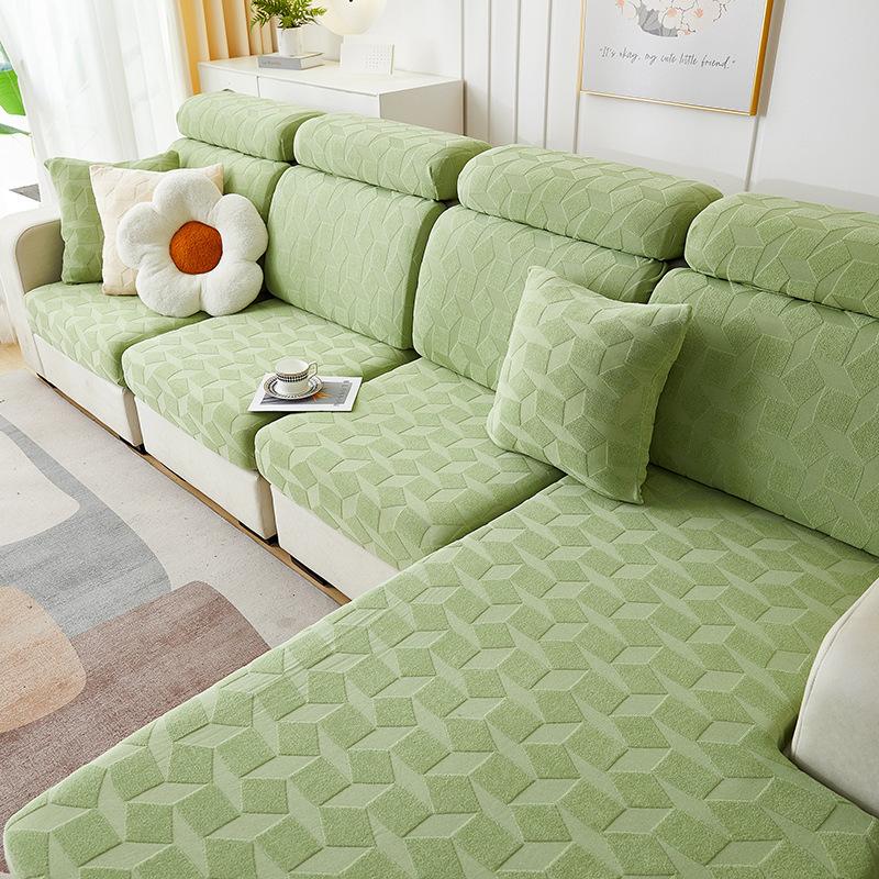 Small Fresh Sofa Cover, All-inclusive Universal Cover, New Style for All Seasons, Anti-cat Scratch, Anti-slip Elastic Sofa Cover