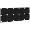 Headboard In Black Oak Look 160 X 1.5 X 80.5 Cm