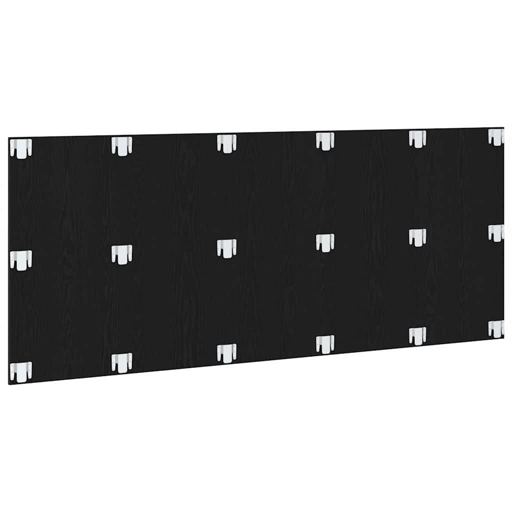 Headboard In Black Oak Look 160 X 1.5 X 80.5 Cm