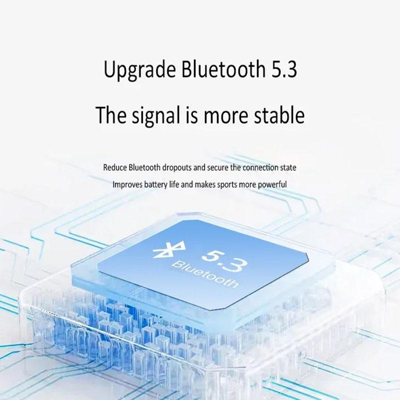 Bezprzewodowe słuchawki Bluetooth 5.3 Słuchawki z przewodnictwem powietrznym Wodoodporny zestaw słuchawkowy Stereo Nauszne Słuchawki sportowe Słuchawki douszne z mikrofonem