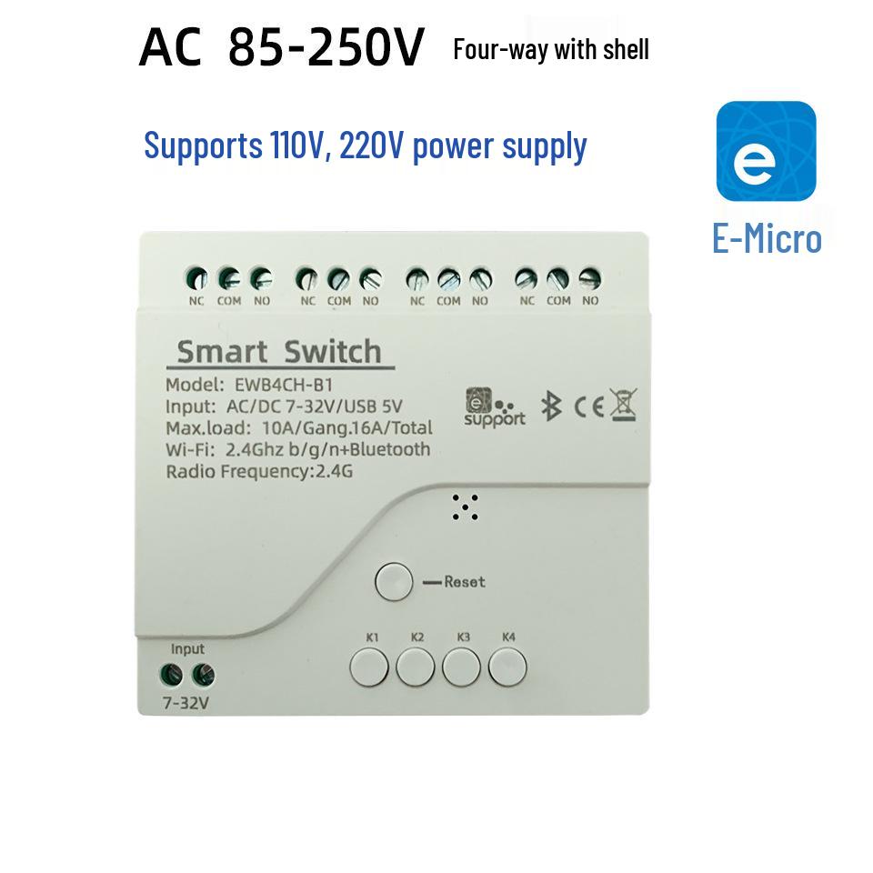 eWeLink Smart WiFi & Bluetooth Remote Relay Switch Module with Jog/Interlock Control