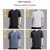 ROMON Men's Ice Silk Quick-Dry Short Sleeve T-Shirt