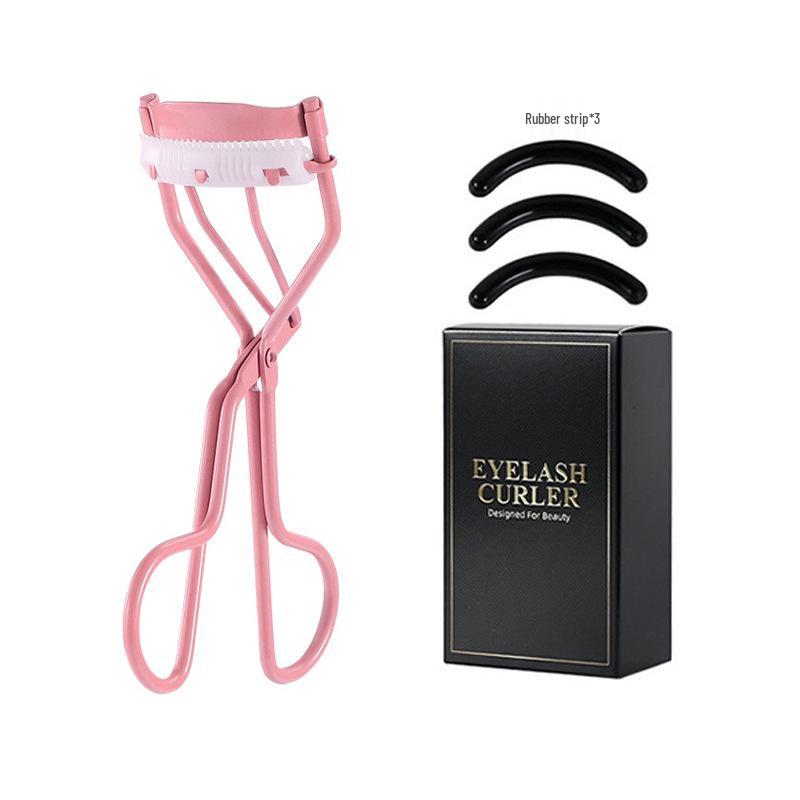 Stainless Steel Eyelash Curler - Natural Sunflower Design, No Pinch