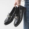 Soft Leather Women's Shoes, New Trendy Loafers, Korean-Style Versatile British-Inspired Slip-On Work Shoes, Versatile Women's Footwear