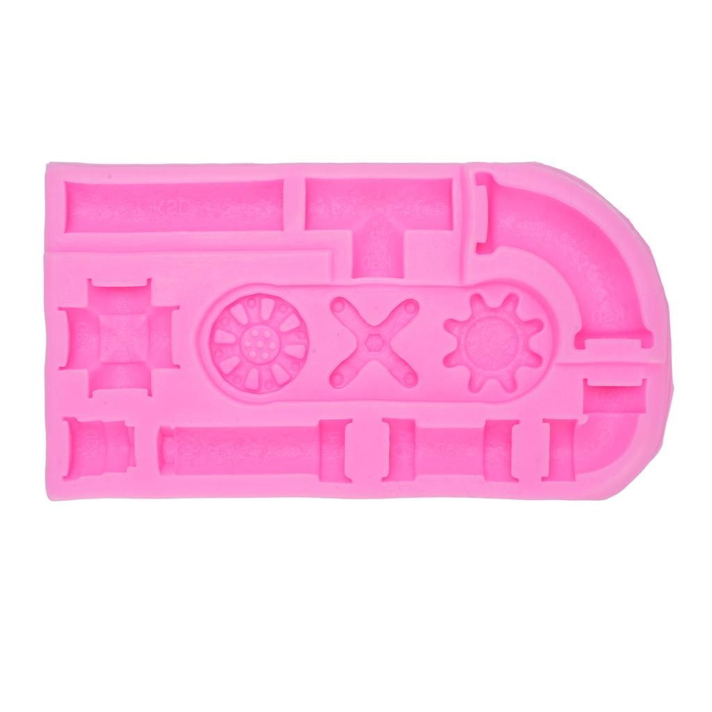 Clock Watch Wheel Cogs Gears Fondant Pattern Steampunk Silicone Chocolate Cake Decoration Candy