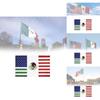 Celebrate Unity With 90*150cm Us Mx Friendship Flag Made Of Durable Polyester Fabric