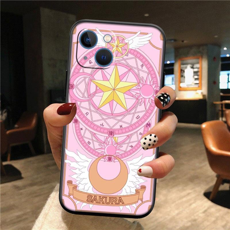 TR7 C-Cardcaptor S-Sakura Shell Phone Case for OPPO A40 A60 A80 A15 A16 A16K A12 A17 A17K A54 A54S A53 A53S A55 A56 A57 A98 F23