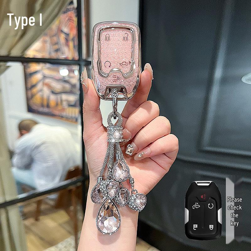 Chevrolet Suburban Saab GMC Imported Car Key Case Cover Keychain Bag