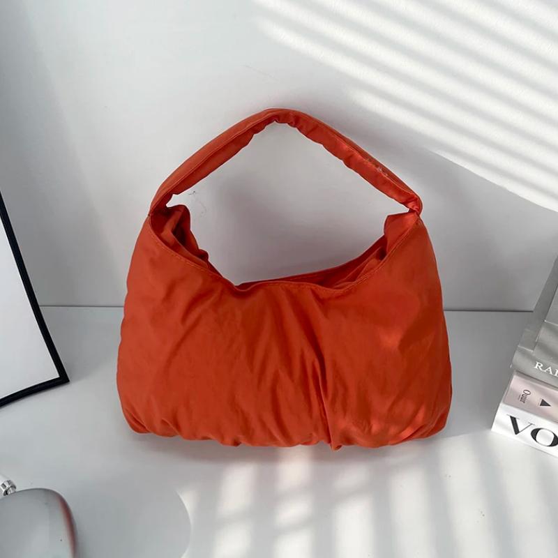 Casual Solid Color Nyl Simplicity Women's Top-Handle Bags 2026 Large Capacity Sewing Thread Versatile Shoulder Bags