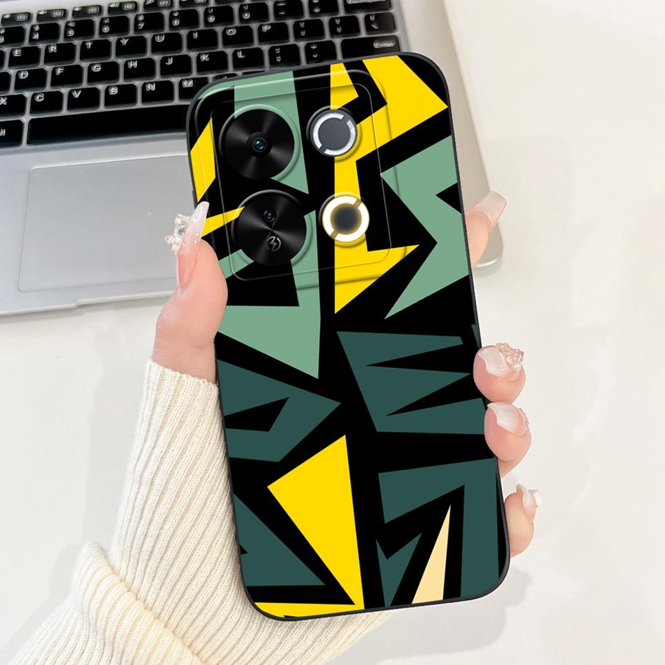 Luxury Fashion Coque For Itel P65 P671L Etui Moon Night Gothic Painting Phone Cases For ItelP65 P 65 Coques Soft Silicone Covers