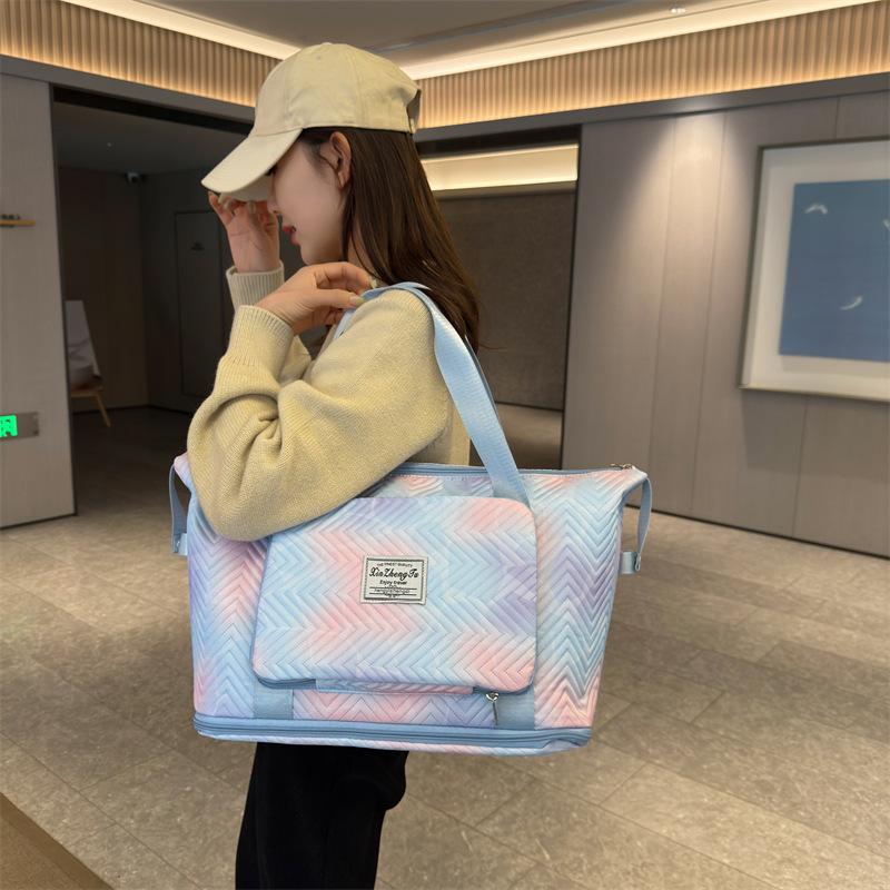 Fashionable, Fresh, Dry, Wet and Separate Folding Fitness Yoga Bag for Home Delivery Storage Bag Can Be Set and Stretched